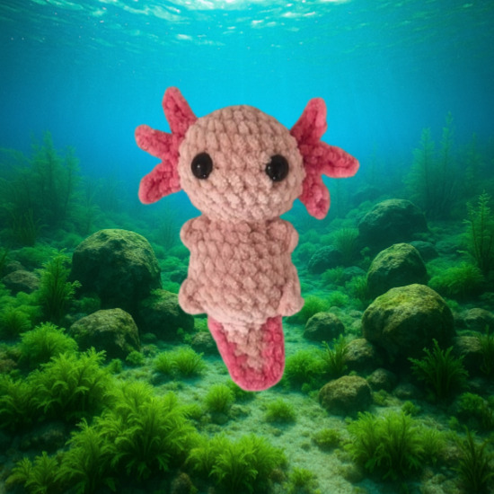 Ajolote rosa